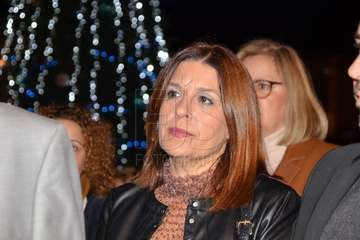 Encendido de la decoración navideña e inauguración del belén canario de Los Llanos  (Foto Francisco Javier Santana)